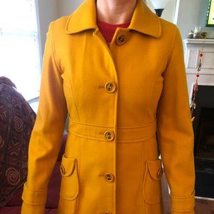 Small mustard peacoat